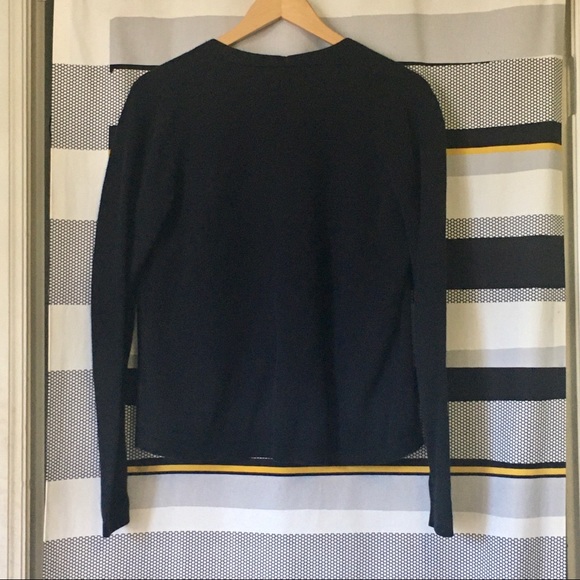 🟣 2/$10 Old Navy Open Front Cardigan - Black (M) - Picture 2 of 6